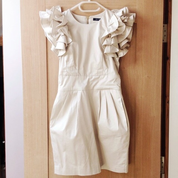 French Connection Ruffle Dress - Picture 2 of 5